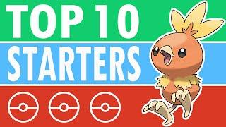 Top 10 Favorite Starter Pokemon