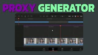 Blackmagic Proxy Generator DaVinci Resolve 18 Tutorial