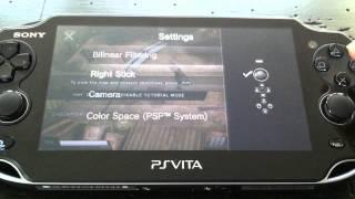 PS Vita - Psp upscaling, filtering and control options