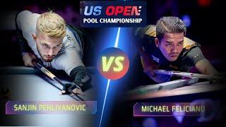 SANJIN PEHLIVANOVIC VS  MICHAEL FELICIANO | 2024 US OPEN POOL CHAMPIONSHIP #billiards #9ballpool