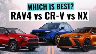 2024 Toyota RAV4 Hybrid VS Honda CR-V Hybrid VS Lexus NX 350h || Good, Better & Best