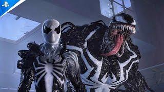 White Symbiote Suit Transforms To Angry Black Suit To Fight Rage Venom - Marvel Spider-Man 2