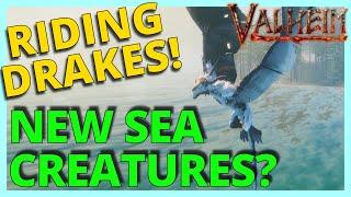 Riding Drakes | Dev Ideas For New Sea Creatures (Valheim: Playing With A Dev)