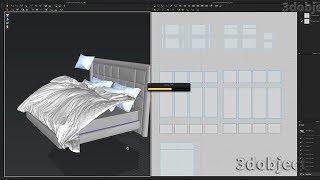 3d моделирование подушек и одеяла в Marvelous Designer | 3d modeling | pillows and blankets