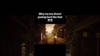 “When Dutch Hits His Iconic Pose Mid Shootout 