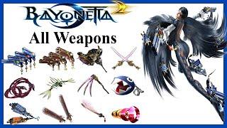 【Bayonetta 2】Bayonetta Moveset Showcase All Weapons, Torture Attacks, Punish Attacks & Taunts