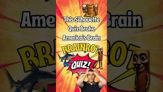 This Silhouette Quiz Broke America's Brain #shorts #brainrot