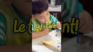 Let’s Paint! #toddler #toddleractivities #kids #kidsofinsta #painting