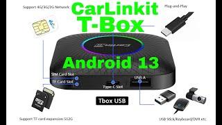 Carlinkit Tbox run full android 13 on your car headhunit, with usb A port, forget android auto