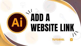 How to add website link in Illustrator