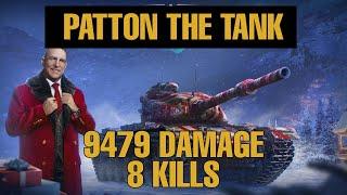 PATTON THE TANK Wot - Getting warmed up - 8 Kills 9,5 Damage