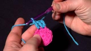 How to Crochet: Standing Double Crochet Stitch - an alternative joining method!