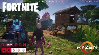 Fortnite Chapter 4 - Season 3 - AMD RX 580 - Low - Medium - High - Epic - DirectX 12