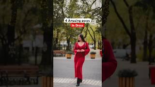 4 Easy poses in Dress | How to Pose when Traveling | Minisha Pathak #shorts #photography #pose