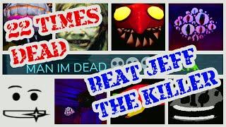 Doors: Super Hard Mode INSANE !!! How I Died 22 Times and  Beat Jeff the Killer  !!!