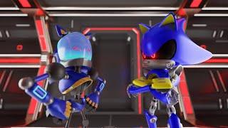 Chaos Sonic meets Metal Sonic | Animation