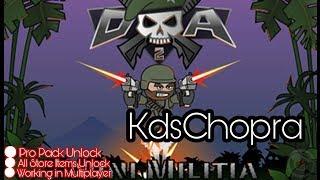 Mini Militia Pro Pack Unlock, All Store Items Unlock | KdsChopra