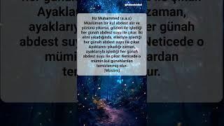 Hz Muhammed (s.a.s)Abdest Almanın Faziletleri Nelerdir Bilirmisiniz?