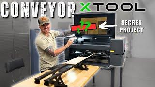 XTool P2 CONVEYOR....Complete SET-UP And First Use