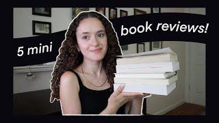 July reading wrap-up // 5 mini book reviews!!