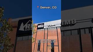 We love REI. The OG store is in Denver, CO. #denver #rei #rv #rvliving #prevost #motorhome #rockwall