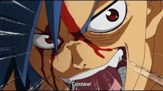 Kamina & Simon Versus Viral | Gurren Lagann First Combination | Gurren Lagann | English Subbed