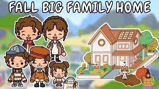 Fall Aesthetic   Big Family Home  Toca Boca House Ideas  TOCA GIRLZ