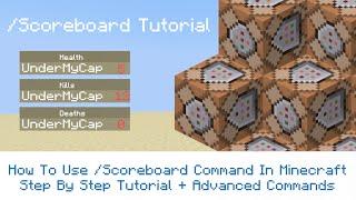 ️ How To Use /Scoreboard Command In Minecraft Step By Step Tutorial ️