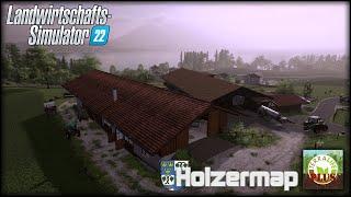 LS22 HOLZERMAP mit TerraLife+ Unterreiter Hof #016 Ballen wickeln mal anders