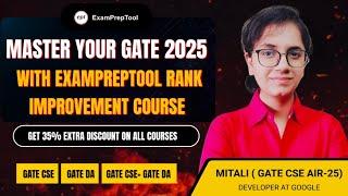 Master your GATE 2025 with Exampreptool rank improvement course #gateexam