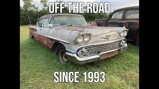 Rescue Mission: Will A 1958 Chevy Bel-Air Run After 30 Years of Abandonment!