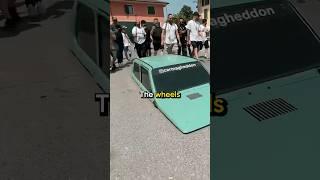 These Guys Built The Lowest Car in the World  #cars #worldrecord