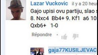 Amaterske šahovske partije i njihov komentar -  LAZAR VUČKOVIĆ # 949