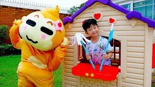 Yejun Hide and Seek with Playhouse for Kids Learn Good Habit