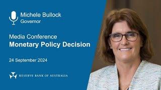 Media Conference – Monetary Policy Decision – 24 September 2024