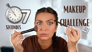 JE ME MAQUILLE EN 7SECONDES ! Challenge makeup 