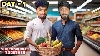 Day -1 | Setting Up Our Store |  Supermarket Together தமிழ் - Black FOX