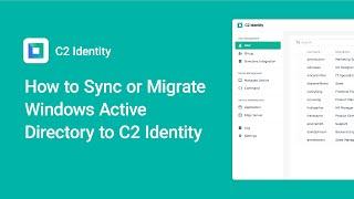 How to Sync or Migrate Windows Active Directory to C2 Identity | Synology