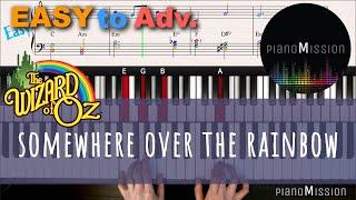 [Real Piano Tutorial] SOMEWHERE OVER THE RAINBOW with Follow-Up Tutorial