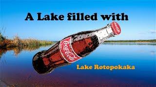 A lake filled with Coca Cola....