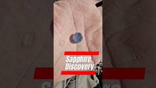 Digging for Blue Gold: Inside the Sapphire Mining Process #shorts