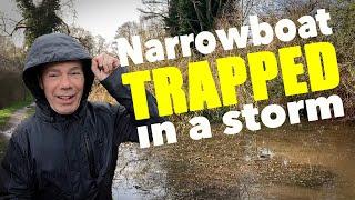 Narrowboat in a Storm! Trapped on the Stratford Canal. Ep. 91