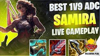 Samira Is The Best ADC To 1v9! - Wild Rift HellsDevil Plus Gameplay