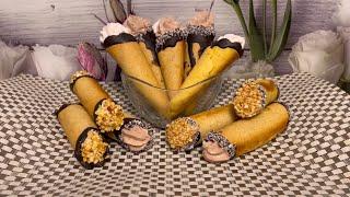 Cannoli Recipe  with gluten-free cream without dairy products  Author's recipeTurn on subtitles