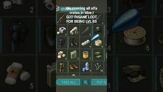 opening all the crates in bunker alfa Insane loot ldoe