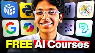 Best FREE AI Courses for Beginners in 13 Minutes | Become an AI Engineer in 2024