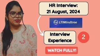 LTIMindtree latest HR Interview Experience | Freshers | LTI Mindtree latest HR questions | OnCampus