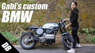 Biker Girl Gabi & Her CUSTOM BMW Cafe Racer!