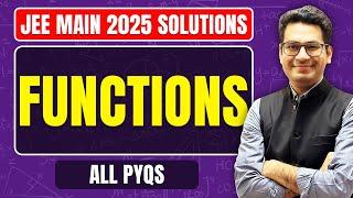 Functions - JEE Main 2025 PYQs | January Attempt PYQs | MathonGo | Anup Sir