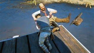 Red Dead Redemption 2 4K 60FPS - Funny & Brutal Moments Vol. 177 (Euphoria Ragdolls)